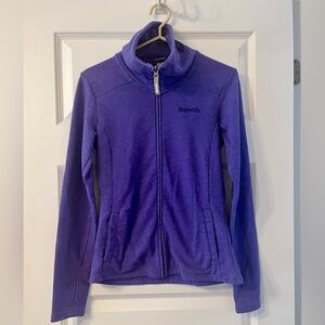 Bench fitted funnel neck zip sweater